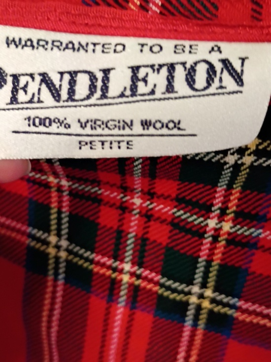 Pendleton Red Tartan Midi Skirt - Picture 4 of 8